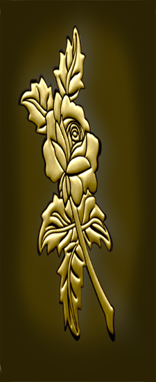 668 DLJ-073-GD Gold Rose